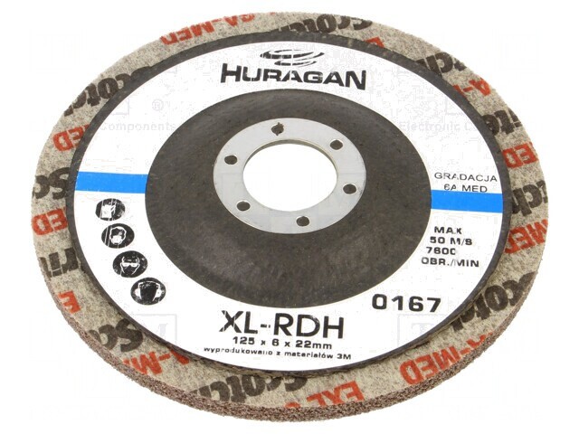 Disc de șlefuire țesătură 125mm x 22mm