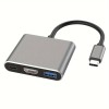 3in1 Adaptor convertor hub USB-C la HDMI 4K + USB 3.0 + USB tip C pentru telefon / laptop