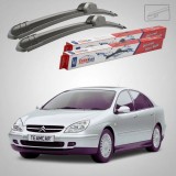 Cumpara ieftin Ștergătoare Citro&euml;n C5 Gen 1 (DC) Hatchback 2001-2003 | Set Față Flat &ndash; TeamCar&reg;