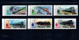 DPR Korea 1989 - Locomotive istorice, serie neuzata