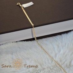 Bratara fina placata cu aur 18K - 20 cm