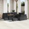 vidaXL Set de canapele pentru grădină 13 pcs Negru 100 x 100 x 71 cm 3364664