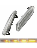 Set 2 Semnalizari Aripa Dinamice Secventiale cu Sticla Clara Mini Cooper R60 Countryman, R61 Paceman