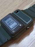 Ceas electronic vintage cu bricheta