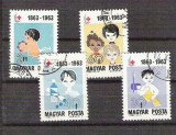 Hungary 1963 Red Cross, Kids G.055, Stampilat