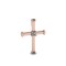 Pandativ din aur roze de 14K in forma de cruce