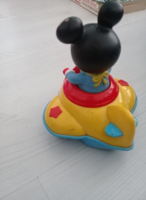 jucarie disney MICKEY MOUSE,Jucarie veche Mikey Mouse,emite sunete la atingere