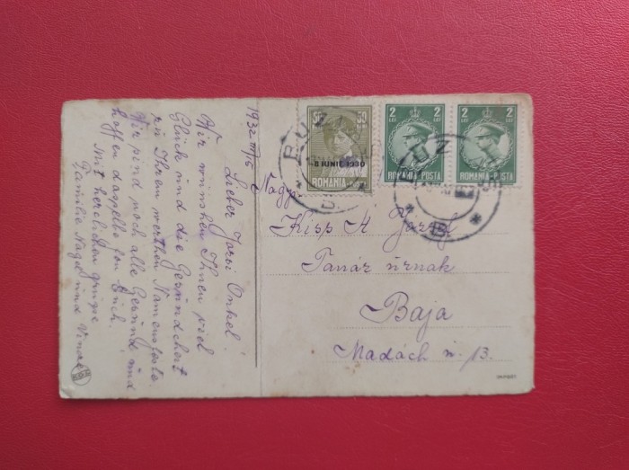 1932 - CARTE POSTALA CIRCULATA IN GERMANIA