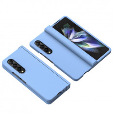 Husa Samsung Galaxy Fold 3 Matte Policarbonat Hinge Protect Baby Blue foto