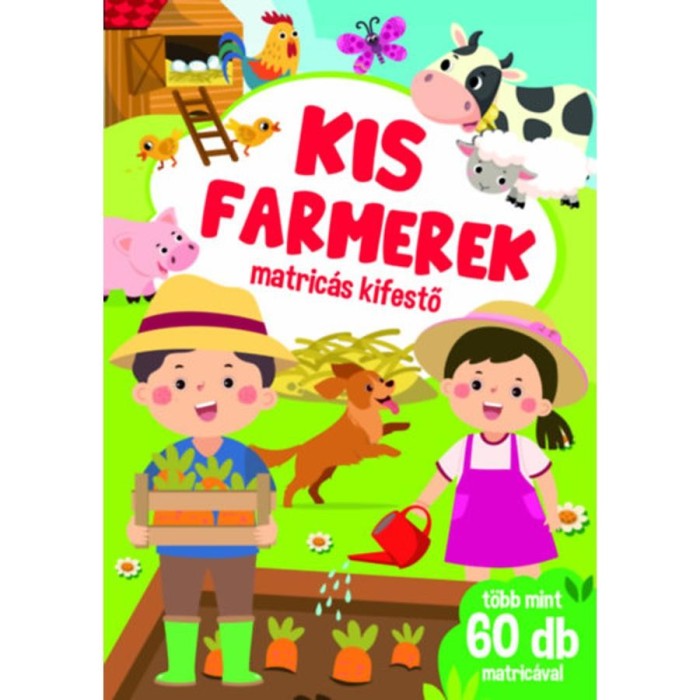 Kis farmerek - Matric&aacute;s kifestő - t&ouml;bb mint 60 db matrica