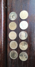 Lot 10 monede (2015-2019) foto