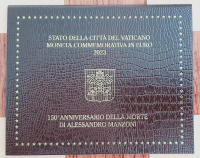 M01 Vatican 2 Euro 2023 Alessandro Manzoni km 574 UNC foto