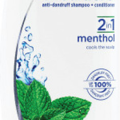 Head&Shoulders Șampon 2în1 menthol, 0,4 l