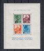 ROMANIA 1937 LP 122 INALTAREA IN GRAD A MARELUI VOIEVOD MIHAI BLOC MNH, Nestampilat