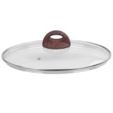 Cumpara ieftin Capac Sticla 24cm MagicHome Yenna Black Marble Line Universal Oala Cratita Tigaie
