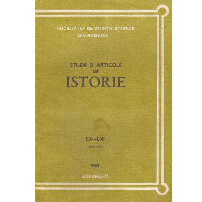 - Studii si articole de istorie LX-LXI, 1993 - 133839 foto