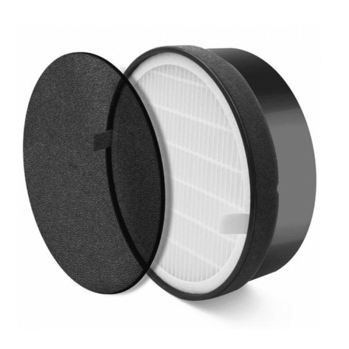 Set filtre rezerva pentru Purificator de aer LEVOIT LV-H132, 3-in-1, Pre filtru nylon, filtru HEPA si filtru Carbon activ, 2 buc