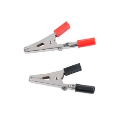 Set crocodili medii roșu/negru &ndash; Cleme pentru testare circuite și conexiuni rapide