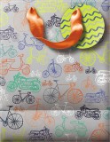 Punga de cadou - Medium - Multi Bikes | Great British Card Company