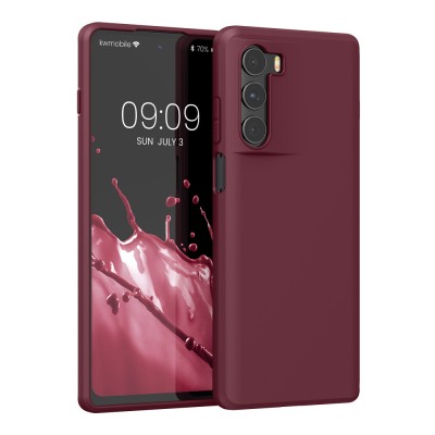 Husa pentru Motorola Moto G200 5G, Silicon, Violet, 56939.190, kwmobile foto