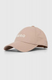 Cumpara ieftin HUGO șapcă de baseball din bumbac culoarea gri, cu imprimeu 50496033