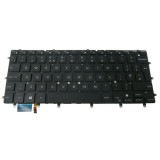 Tastatura Laptop, Dell, Inspiron 15 7547, 7548, 07DTJ4, 7DTJ4, NSK-LS0BQ, cu iluminare, layout UK