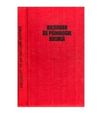 colectiv - Dictionar de psihologie sociala - 114364 foto