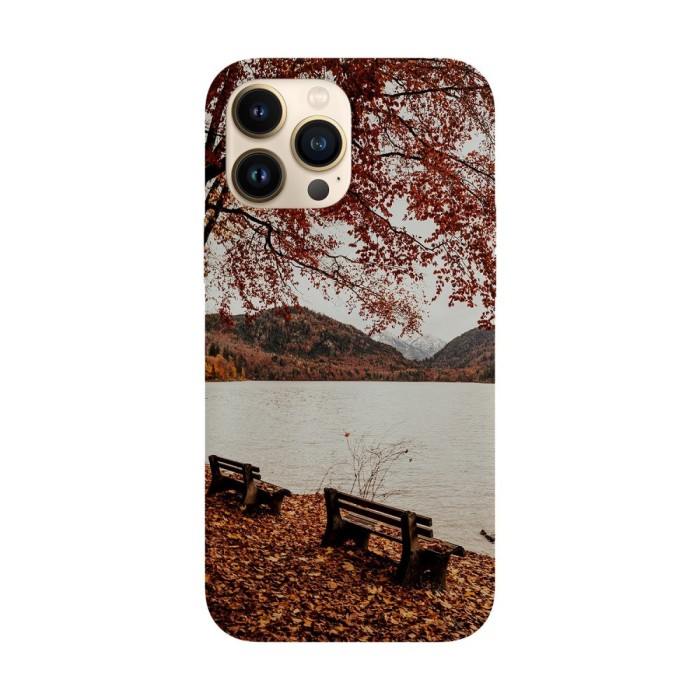 Husa compatibila cu Apple iPhone 14 Plus model Scenery lake, Silicon, TPU, Viceversa