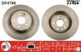 Disc frana spate- PS TRW DF4766
