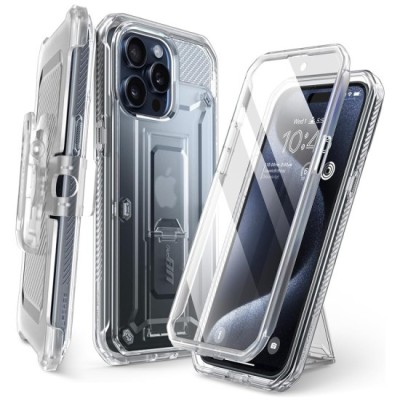 Husa pentru iPhone 15 Pro - Supcase Unicorn Beetle Pro - Clear foto