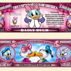 !!! SUA = FANTASY NOTE (TJ6) = DESENE ANIMATE : DAISY DUCK - 2021 - UNC