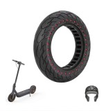 Cumpara ieftin Anvelopa plina 10x2.5 (60/70-6.5) 45mm trotineta electrica , puncte rosii compatibila Ninebot G30 G30D G30LP G30E / Zero 10x Mi4 Mi4 Pro Mi4 Ultra
