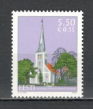 Estonia.2008 Biserica Sf.Cruce Audru SE.158, Nestampilat