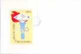TSV - PLIC 1964 FDC LP 590 J.O. DE LA TOKYO, COLITA NEDANTELATA