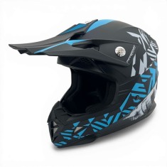 Casca cross/atv copii MiniRocket albastru marime YS