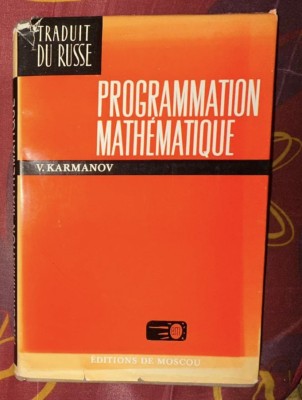Programmation mathematique / V. Karmanov foto