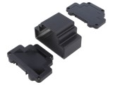 Carcasă din aluminiu pentru şină DIN, dimensiuni 98,3mm x 60,5mm x 69mm