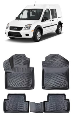 Set Covorase Auto Cauciuc dedicate Ford Connect I (2002-2013) foto