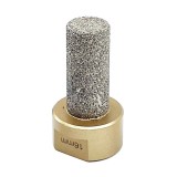 Freza tip deget pt. frezari in gresie portelanata si piatra - diametrul 16mm, lungime 50mm - prindere M14 - DXDY.GOLD.Finger.D16.H50