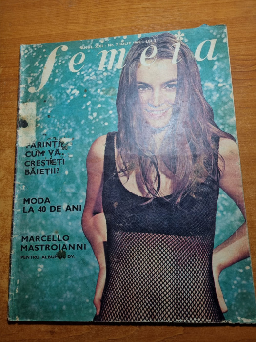 femeia iulie 1968-moda la 40 de ani,art. parinti cum va cresteti baietii