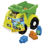 MEGA BLOKS FIRST BUILDERS VEHICULUL DE RECICLAT A LUI RAPHY SuperHeroes ToysZone, Mattel