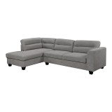 Cumpara ieftin Coltar dreapta Camile, Pako World, Textil, Antracit, 270x174x95 cm