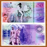 !!! ANGLIA = FANTASY NOTE = 50 POUNDS 2019 , LADY GODIVA - UNC / POLIMER