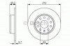 Disc frana VW JETTA IV (162, 163) (2010 - 2016) BOSCH 0 986 479 C20