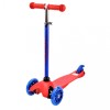 Trotineta Reglabila Action Pro One Copii, Sofia CONCEPT®, Aluminum, Blue/Red