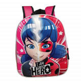 Ghiozdan 3D, Rucsac pentru gradinita Ladybug , 31x25x10 cm, + 3 ani, Unisex