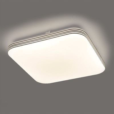 Plafoniera Led 24w aplica lumina neutra 4000k 30-30 cm 1680lm protectie ip44 foto