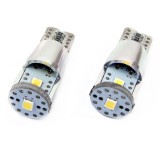 Bec pozitie LED Canbus T10 W5W 12V-24V, alb 5600K, set 2 buc AMIO