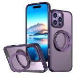 Husa de protectie din Silicon, Compatibil iPhone 15 Plus, Magnet Magsafe, Suport pentru telefon, Margini ridicate pentru protectie ecran si camera, Mo
