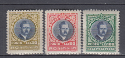 ROMANIA 1930 LP 88 CAROL II - LONDRA SERIE MNH foto